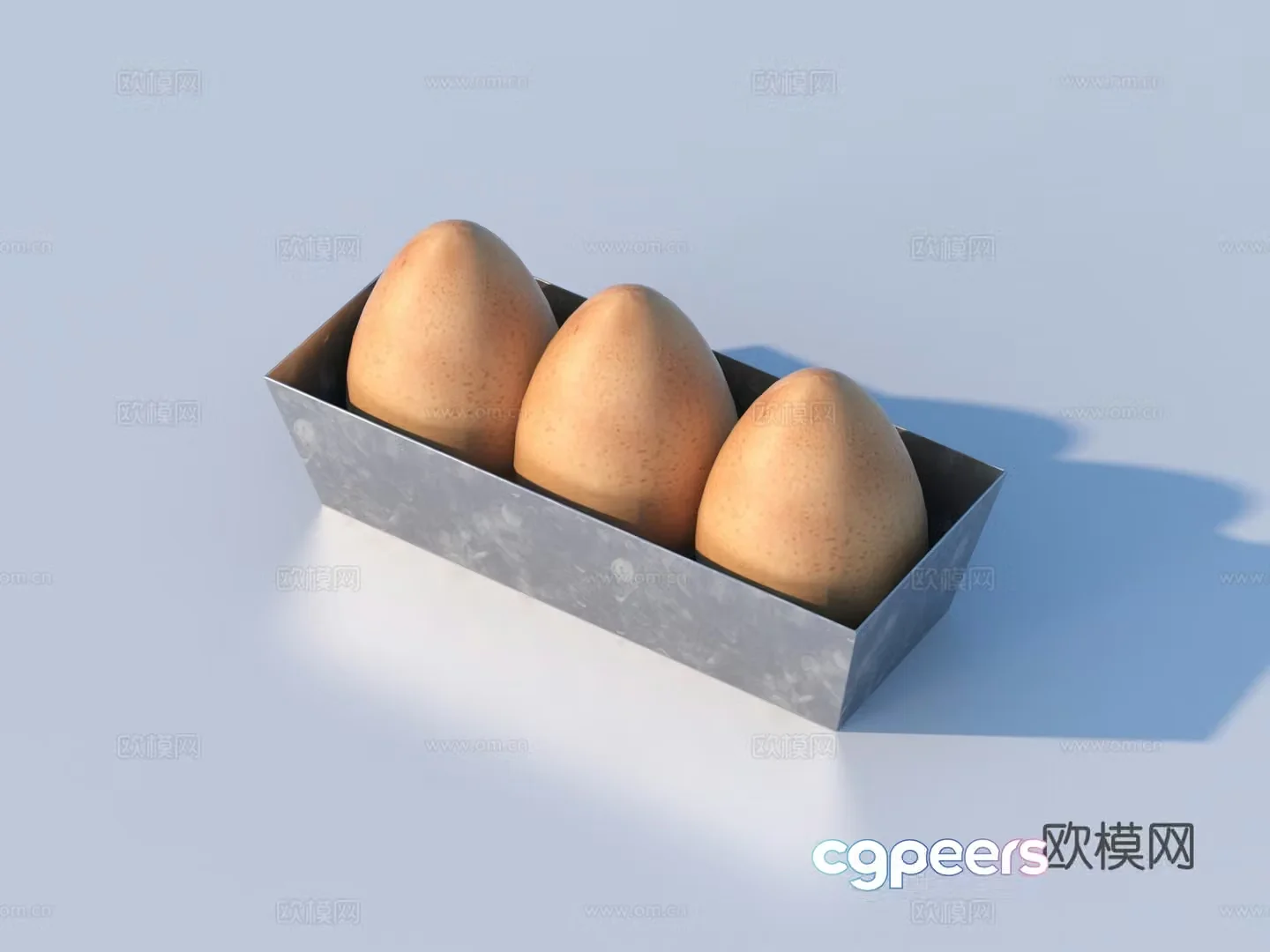Egg food 3d model