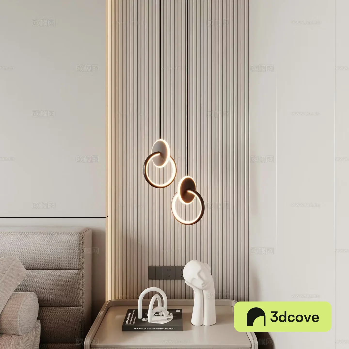 Modern small chandelier