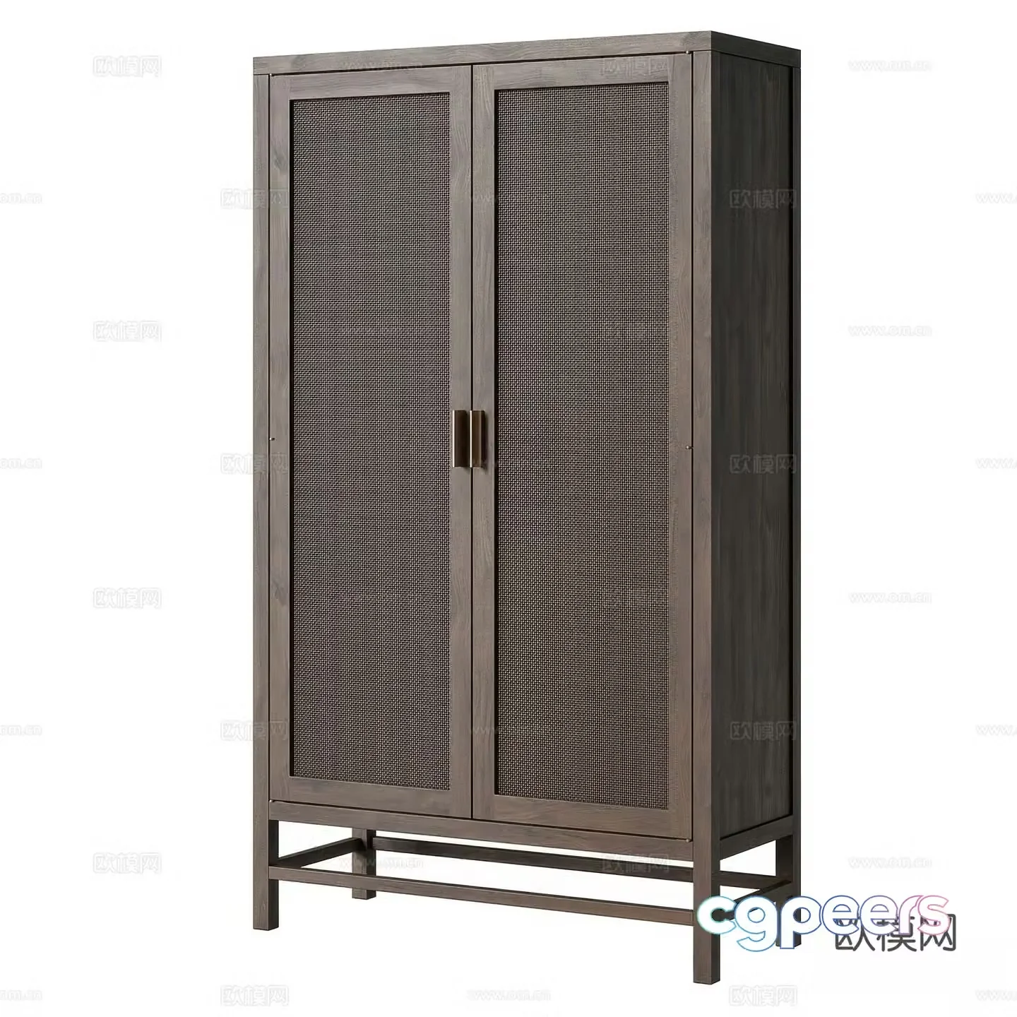 New Chinese style wardrobe 3d model