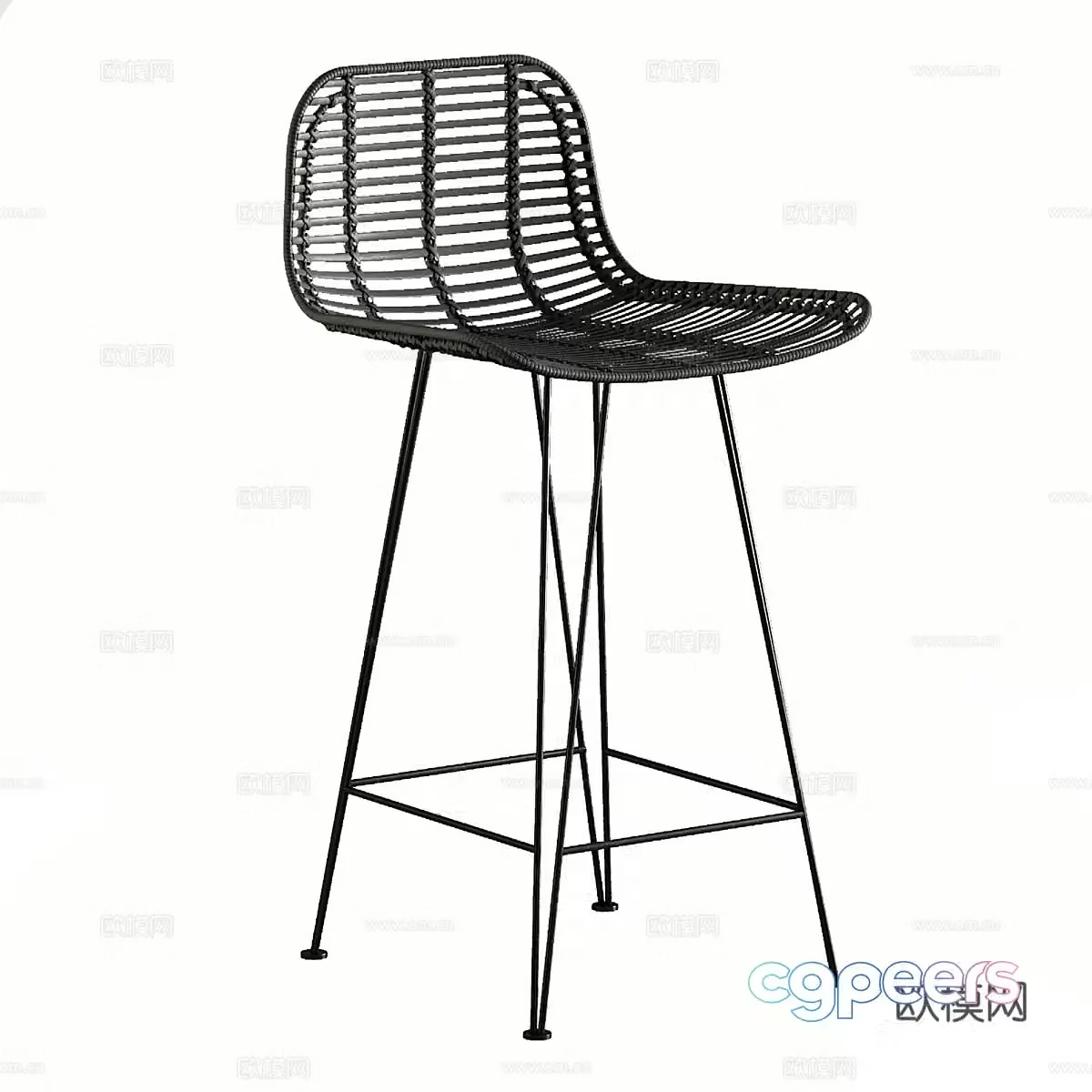 Bar chair 3d model