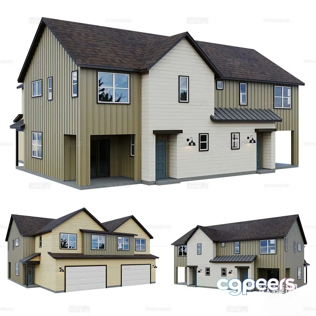 Townhouse 3d model