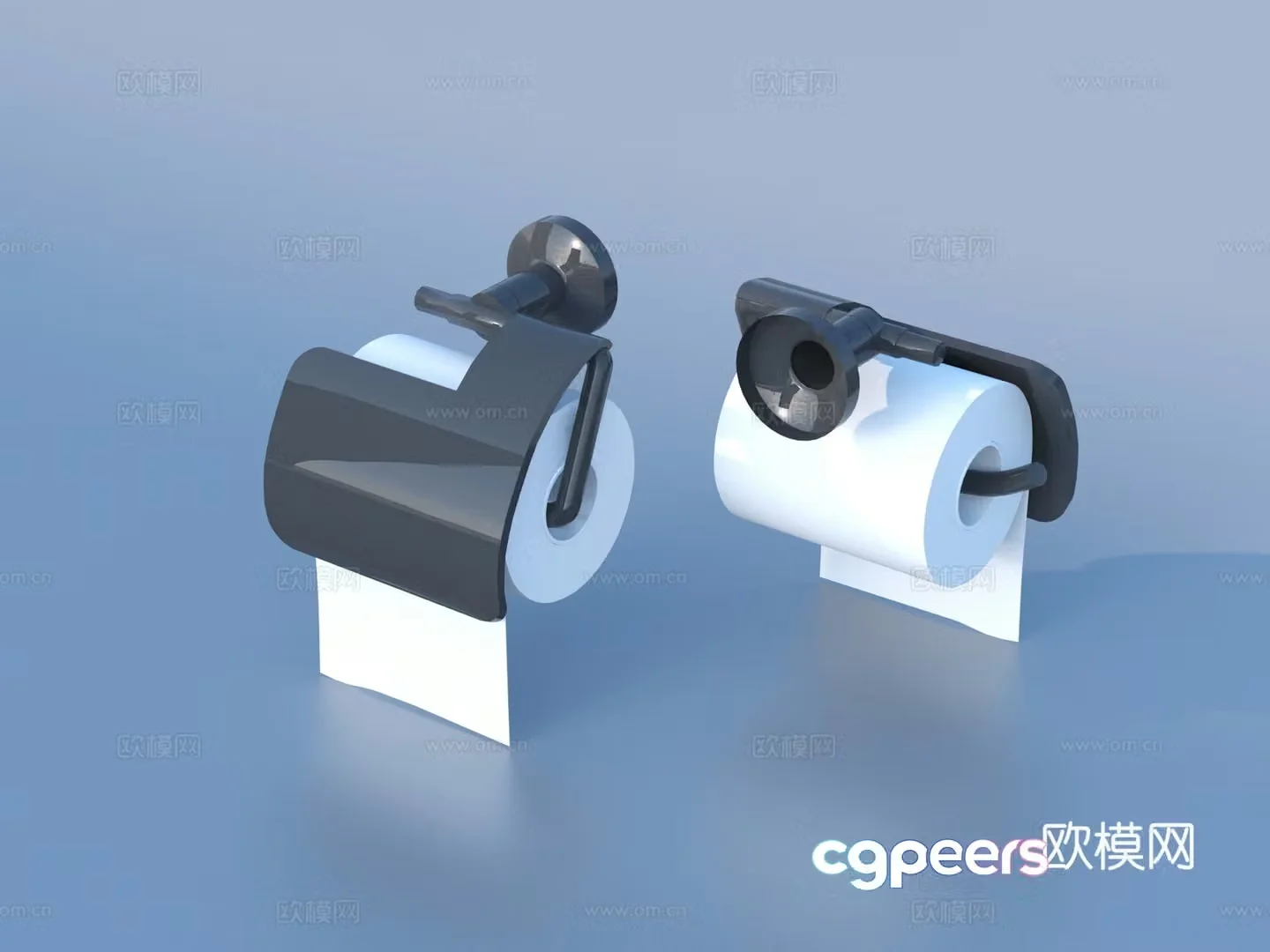 Toilet paper toilet paper roll paper towel 3D model