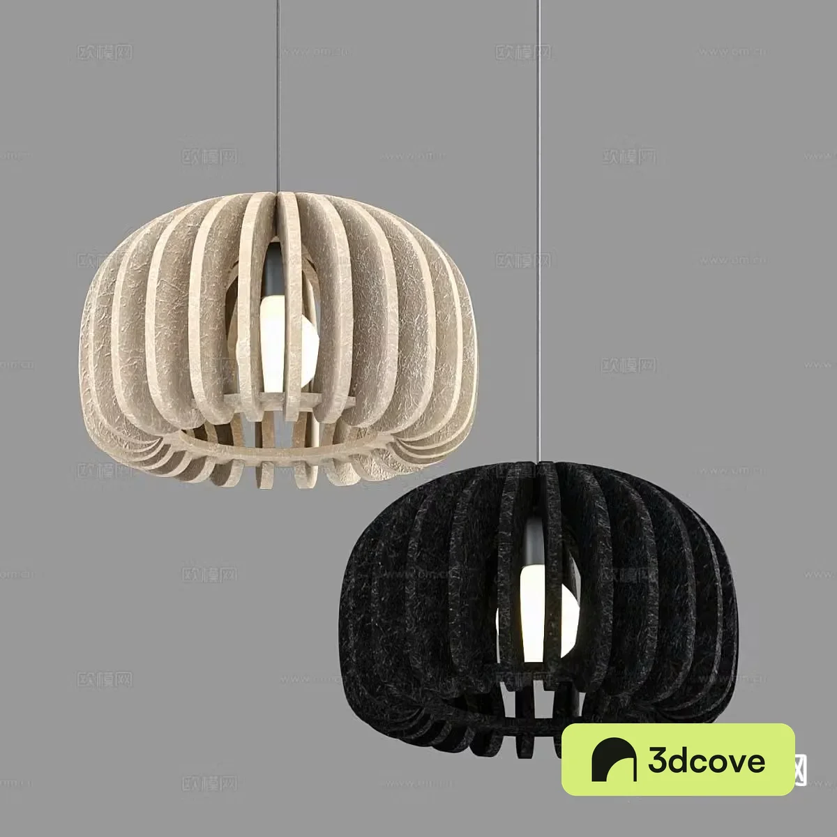 Wabi-sabi style chandelier