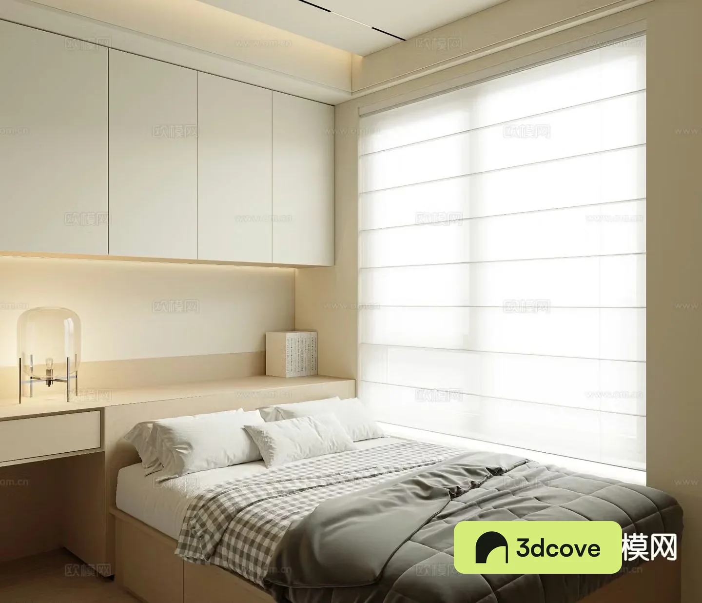 Cream style tatami bedroom