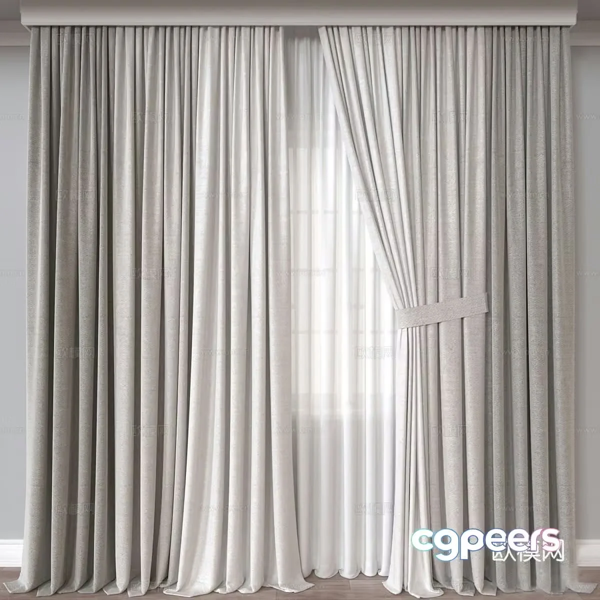 Curtain 3d model