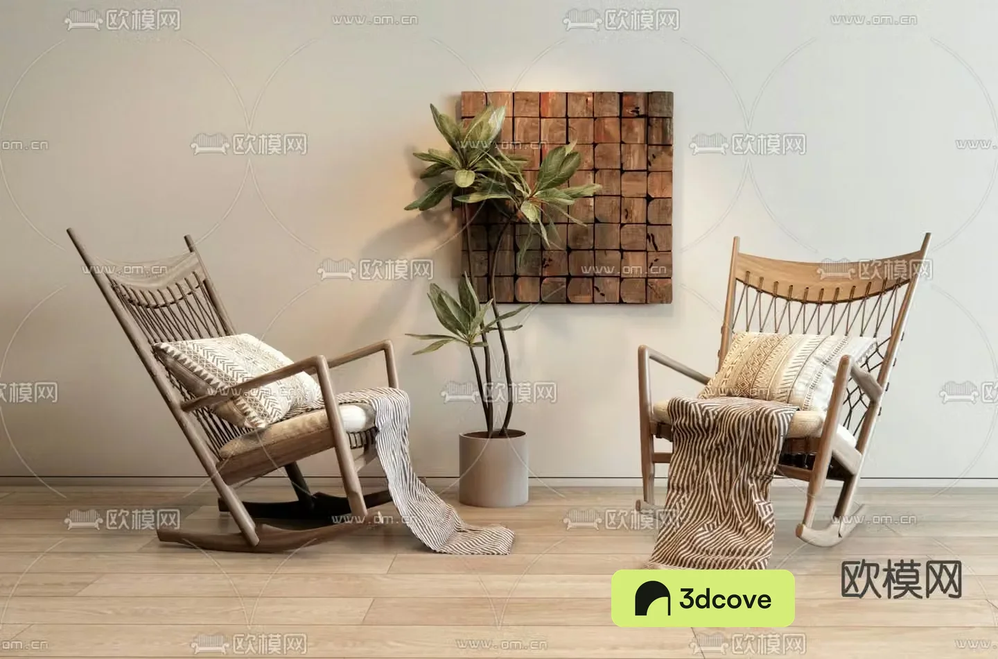Wabi-sabi style leisure chair rattan leisure chair