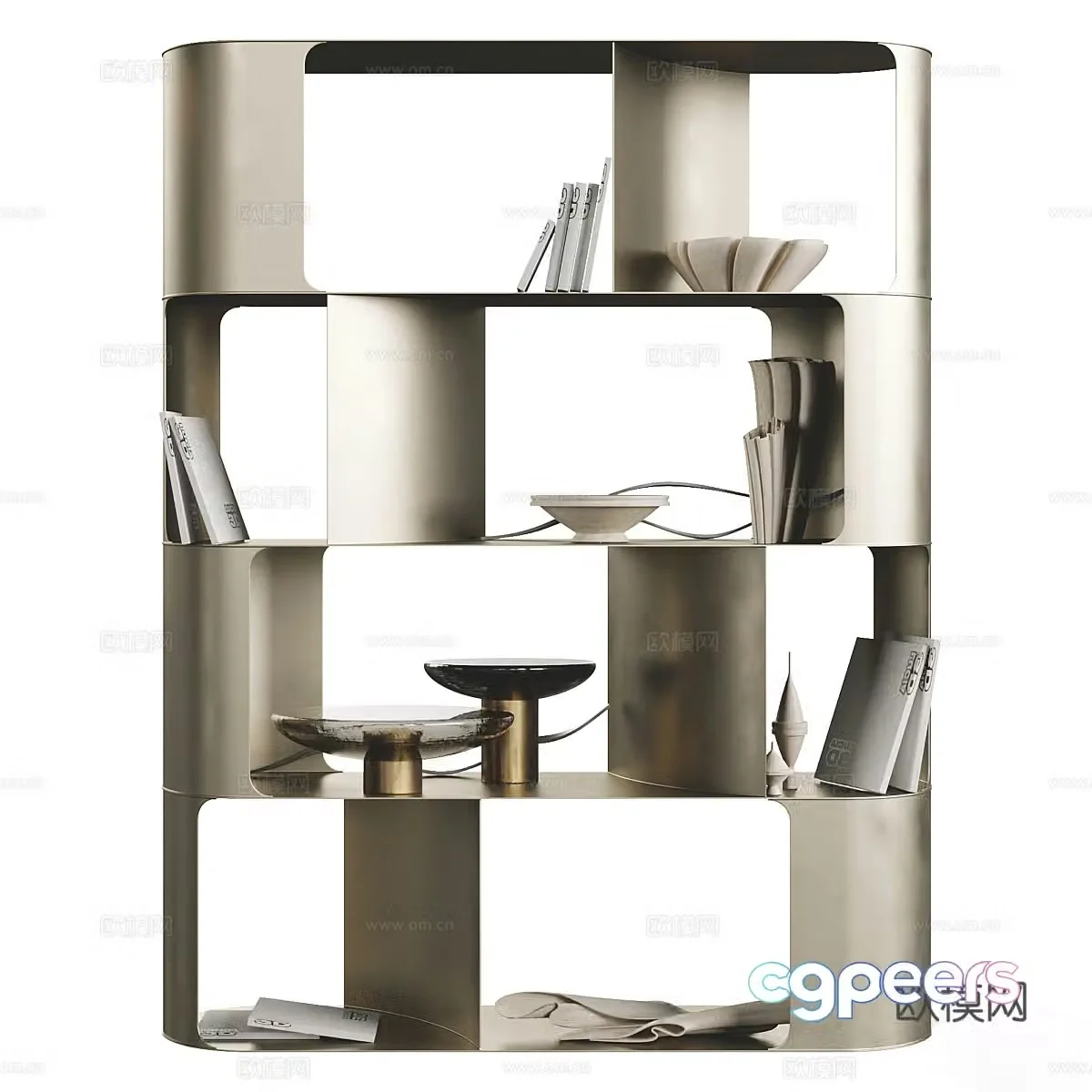 Showcase shelves 3D model