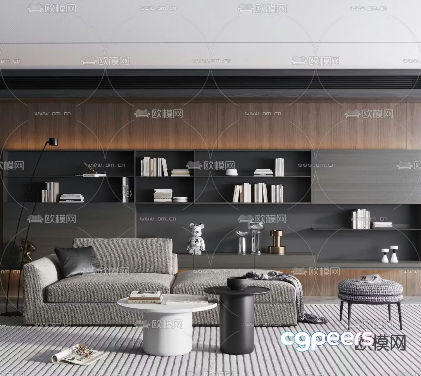 B&B Italia modular sofa 3d model