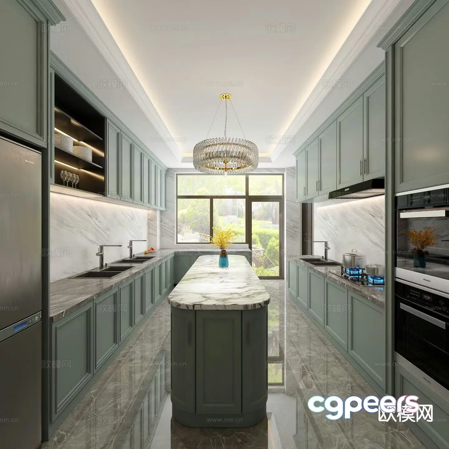 French kitchen 3d model
