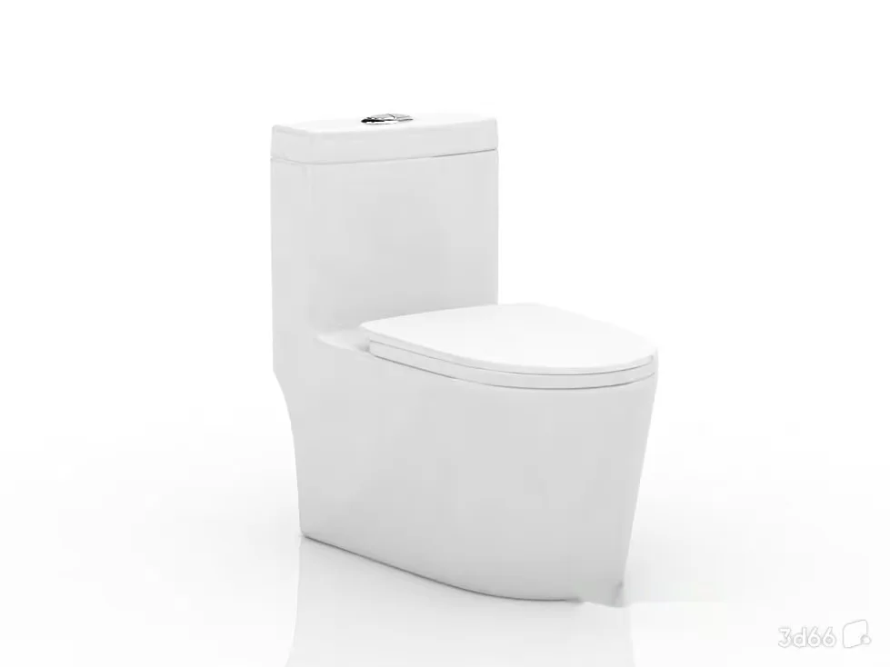 A White Toilet 3D Model – 18502 – VRAY Render