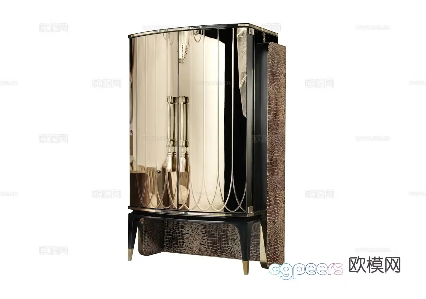 Visionnaire PALAWAN wine cabinet 3d model