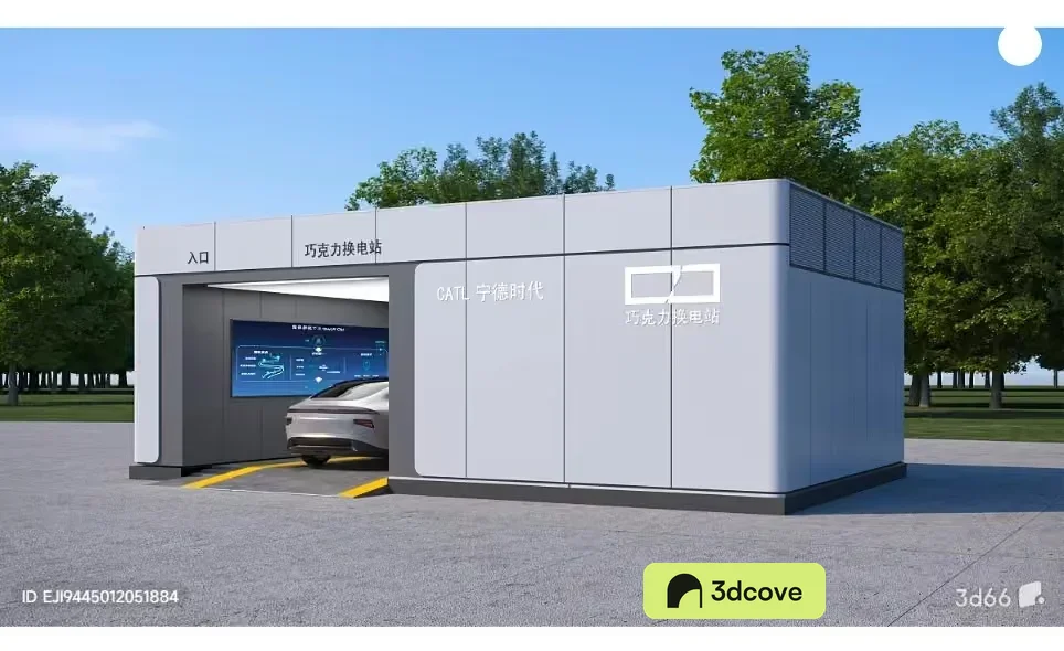 The Main Subject Is A White Car In A Parking Garage With A Key