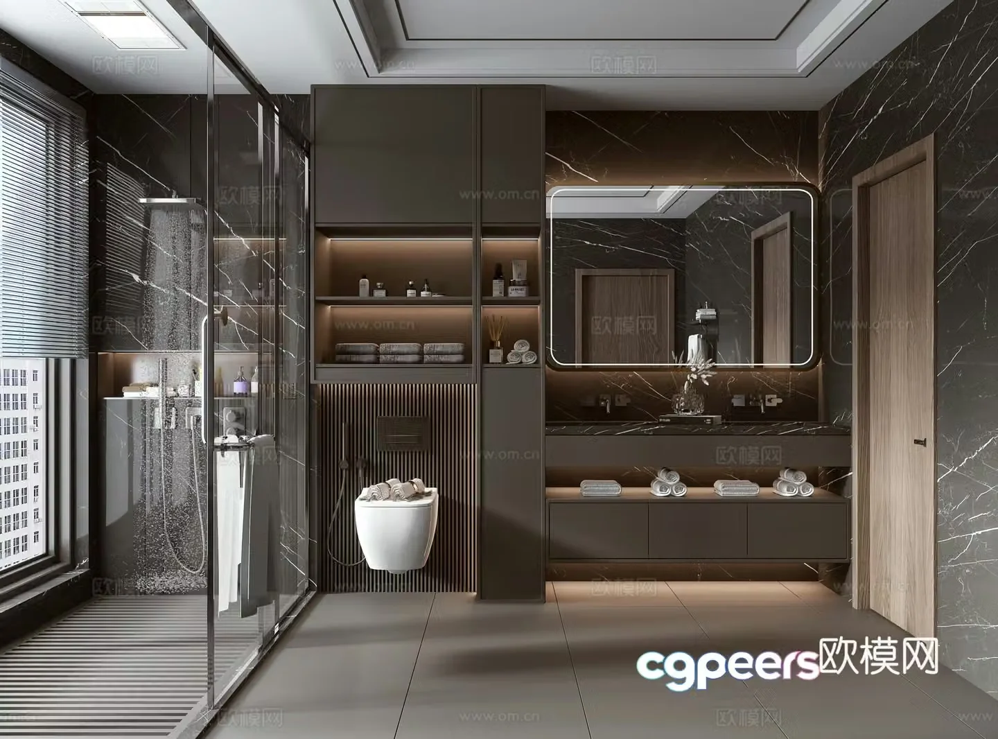 Italian bathroom 3D model