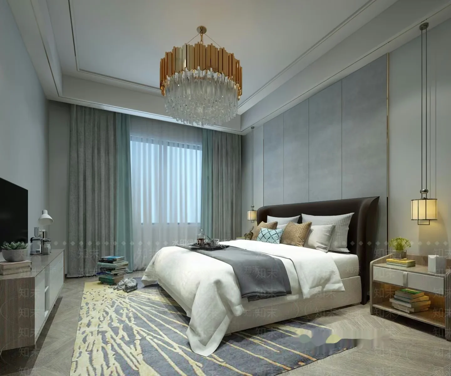 Cozy Bedroom 3D Model – 10442 – VRAY Render