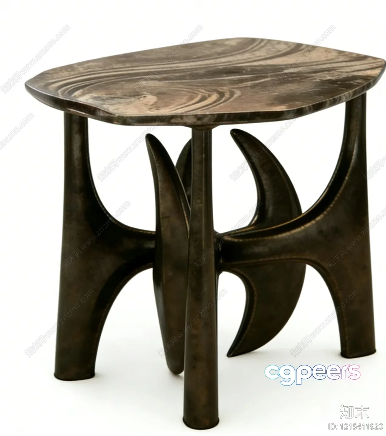 Modern Side Table 3D Model – 14289 – VRAY Render