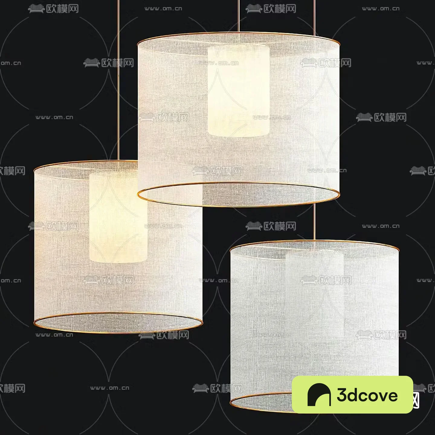 New Chinese style chandelier cloth pattern chandelier