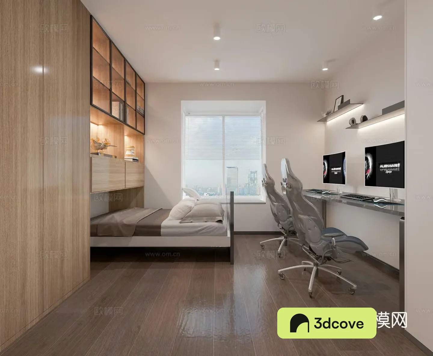 Modern esports room