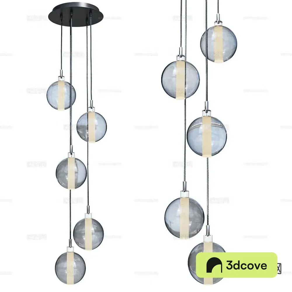 Cangini Tucci glass chandelier