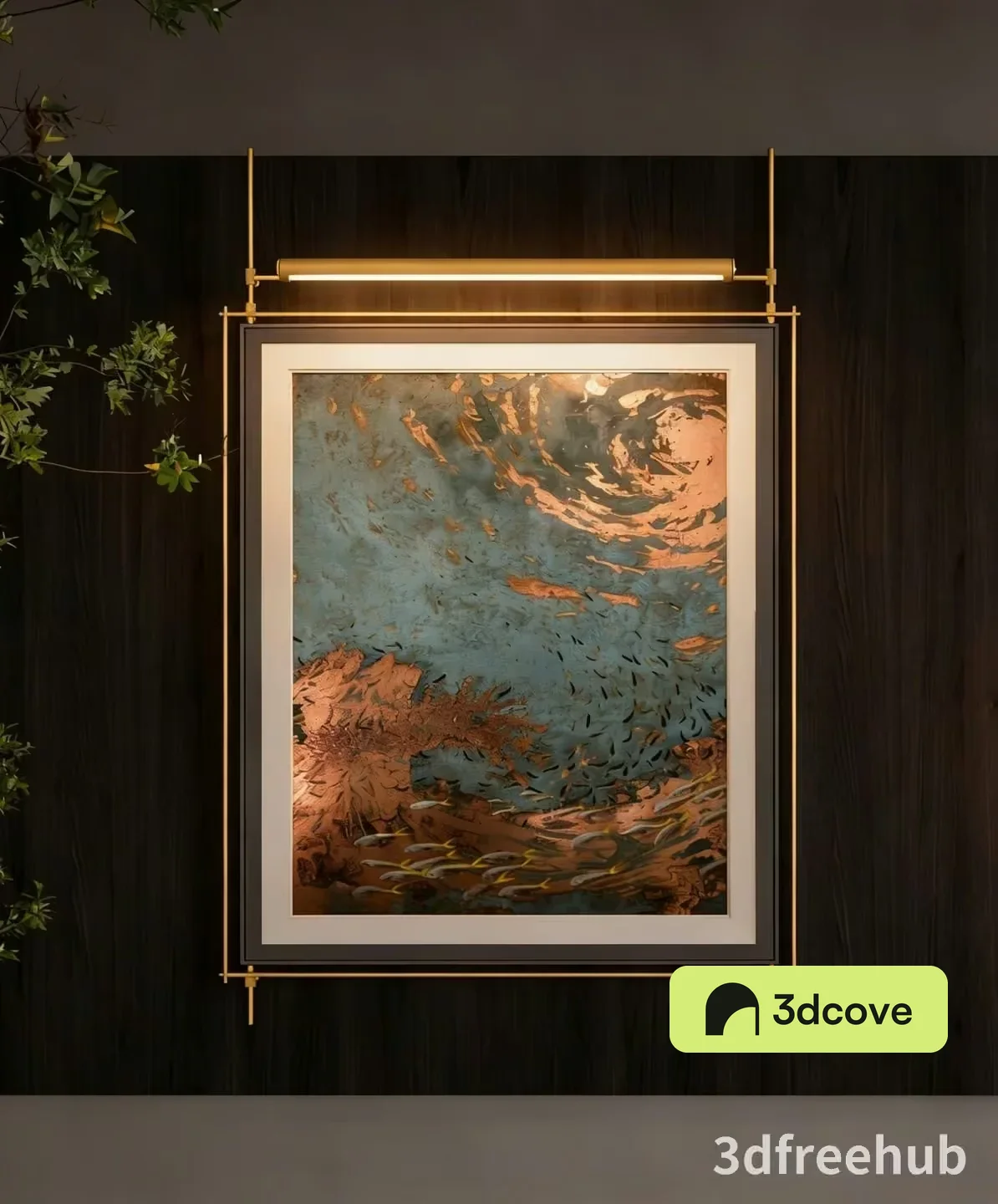Gold Light Fixture