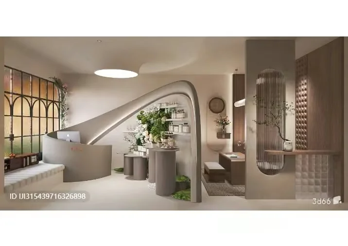 Modern Office Space 3D Model – 646 – VRAY Render