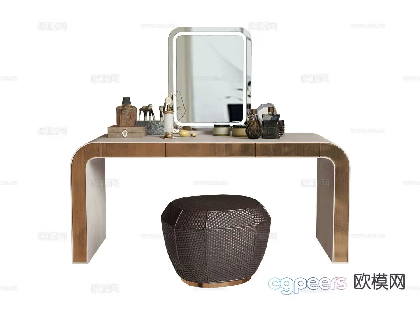 visionnaire dressing table 3d model