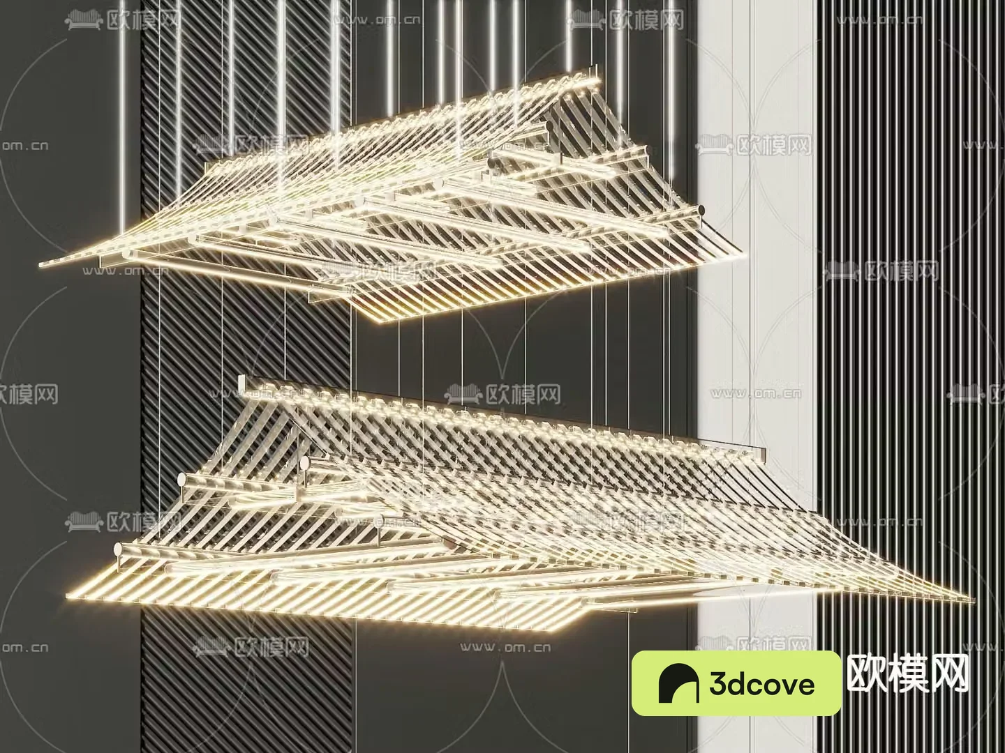 Light luxury chandeliers crystal lamp