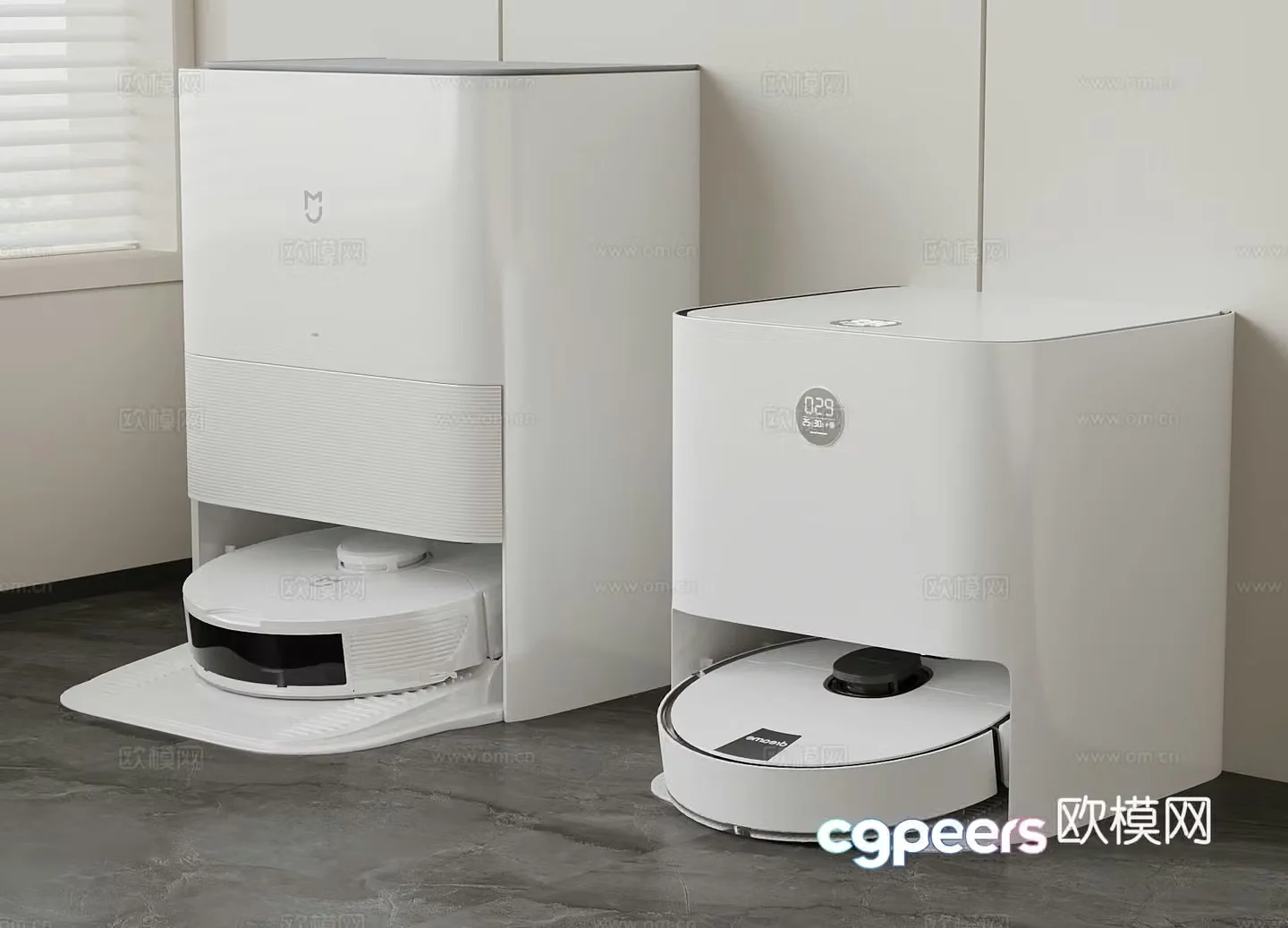 Modern sweeping robot intelligent sweeping robot 3D model