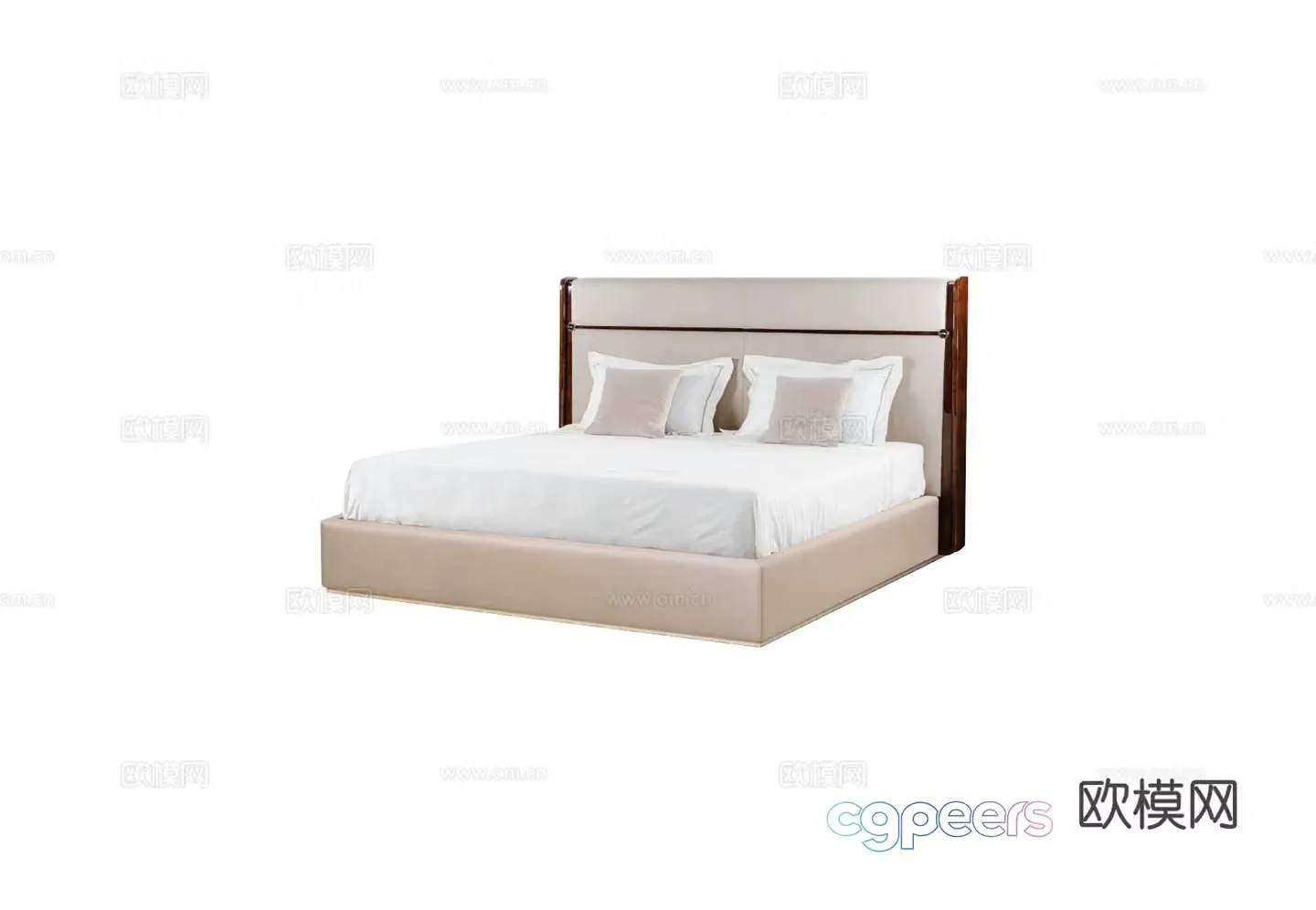 TURRI MADISON Double Bed 3D Model
