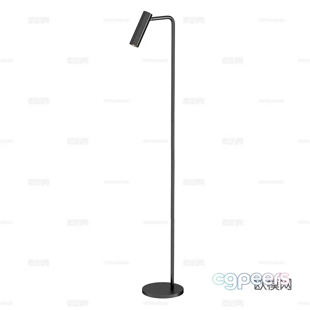 Modern minimalist floor lamp 3d model