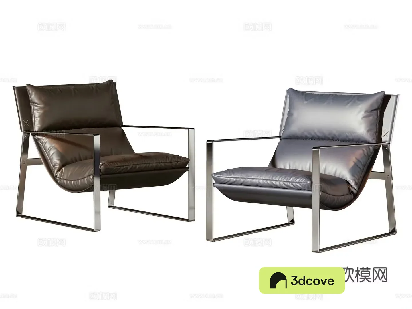 Modern leisure chair 3d model