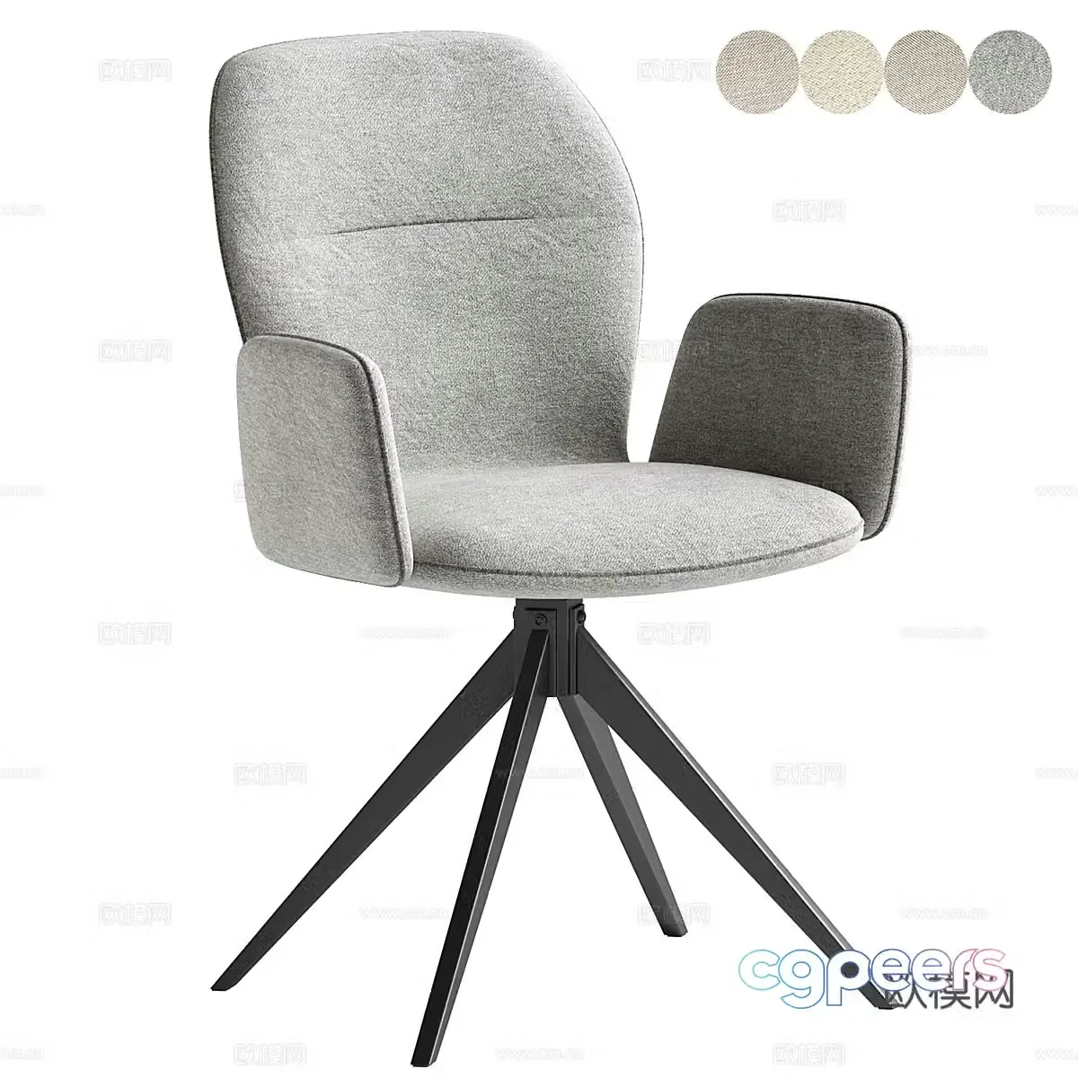 Modern Nelson office chair 3d model