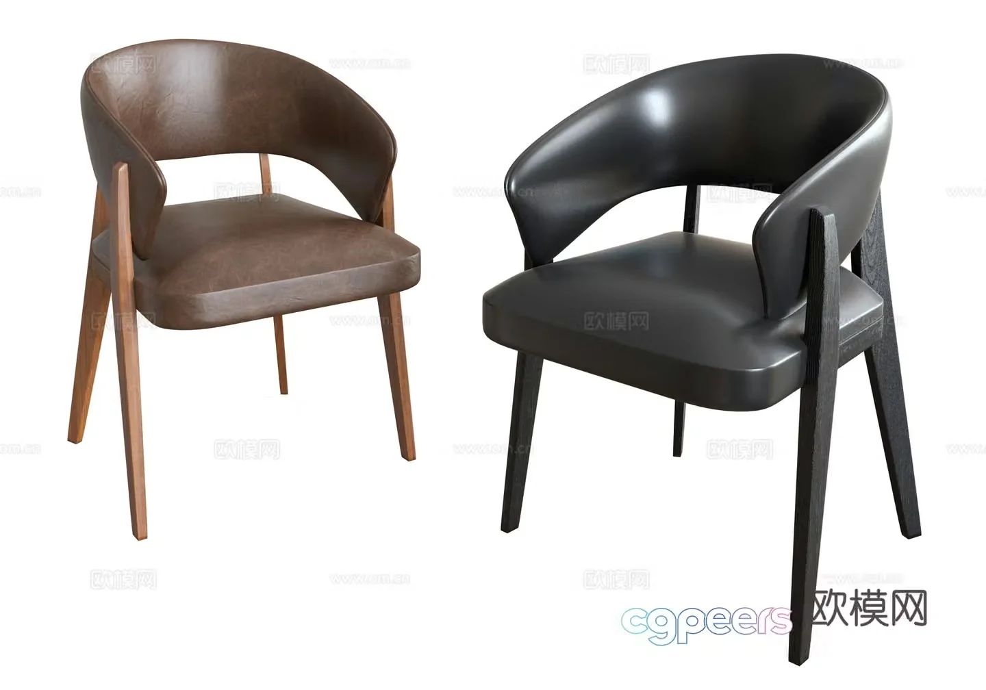 Modern leisure chair 3d model