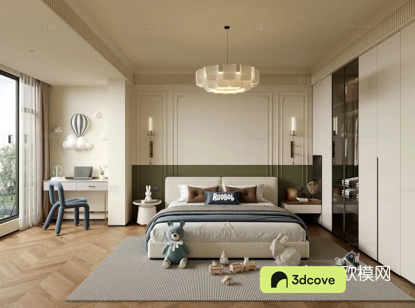 French boy room