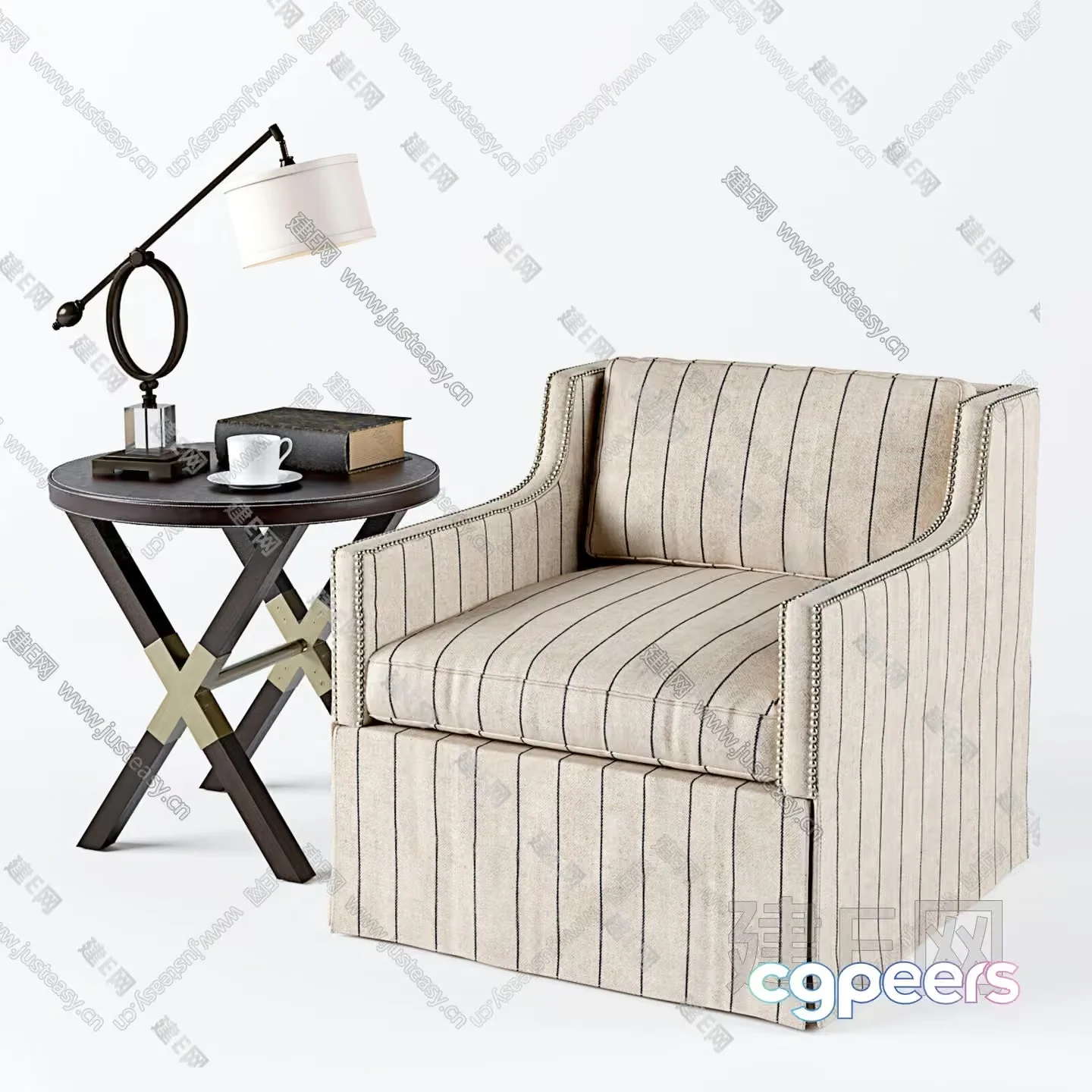 Cozy Living Room 3D Model – 11029 – CORONA Render