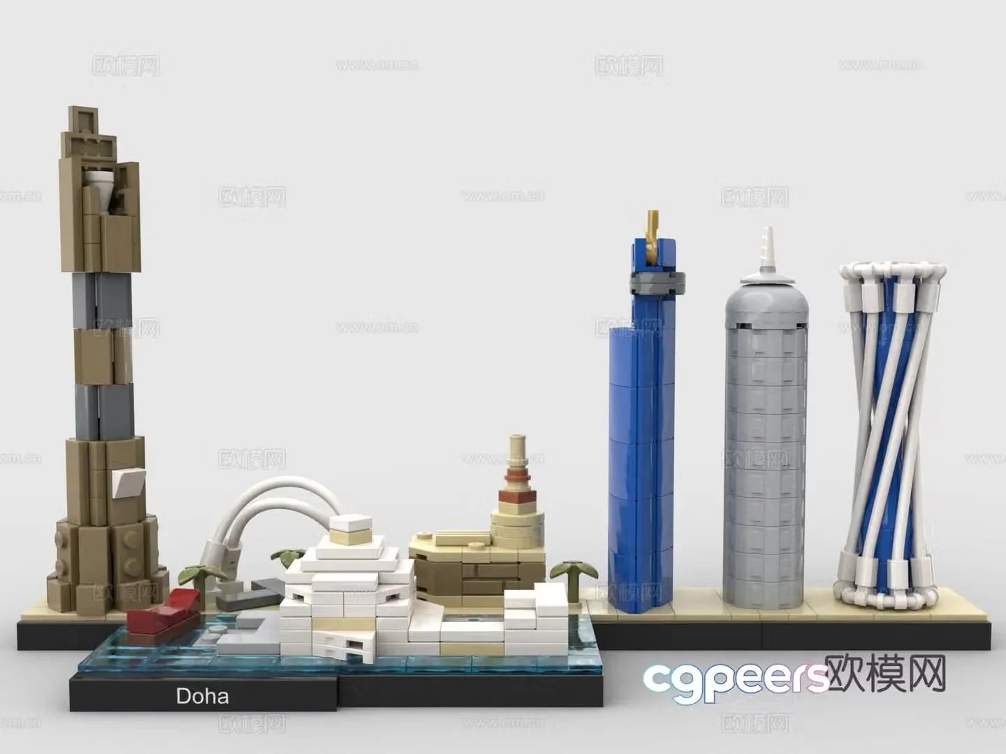 Lego toys building block toys building complex 3d model