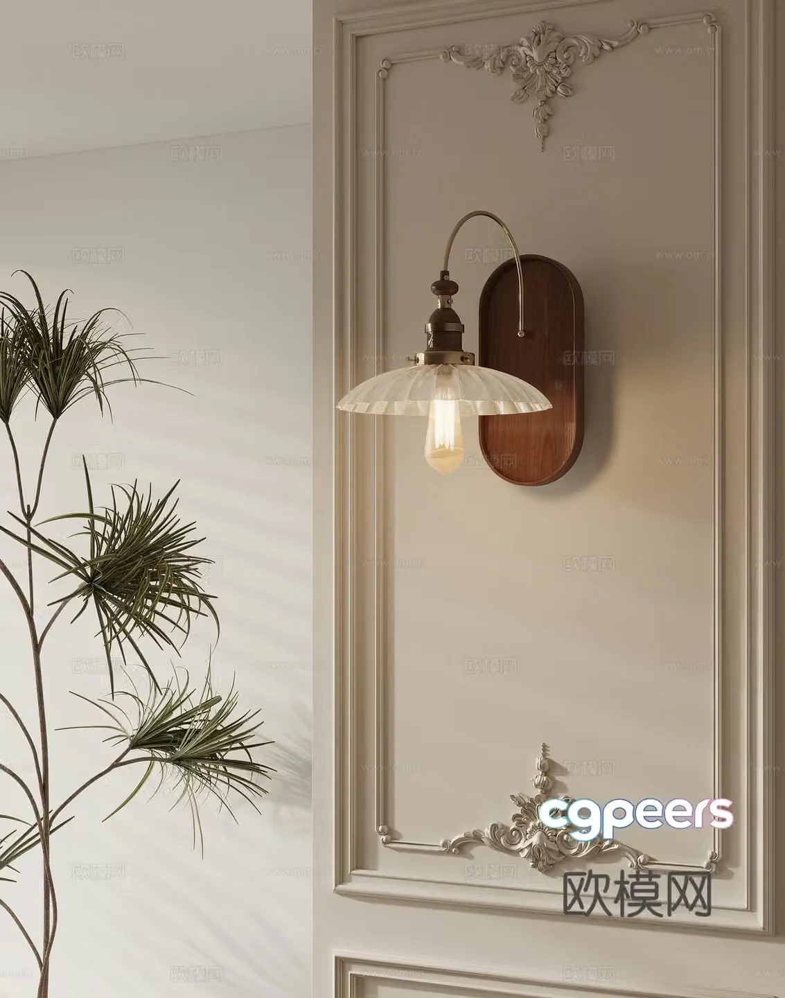 Wall lamp 3d model