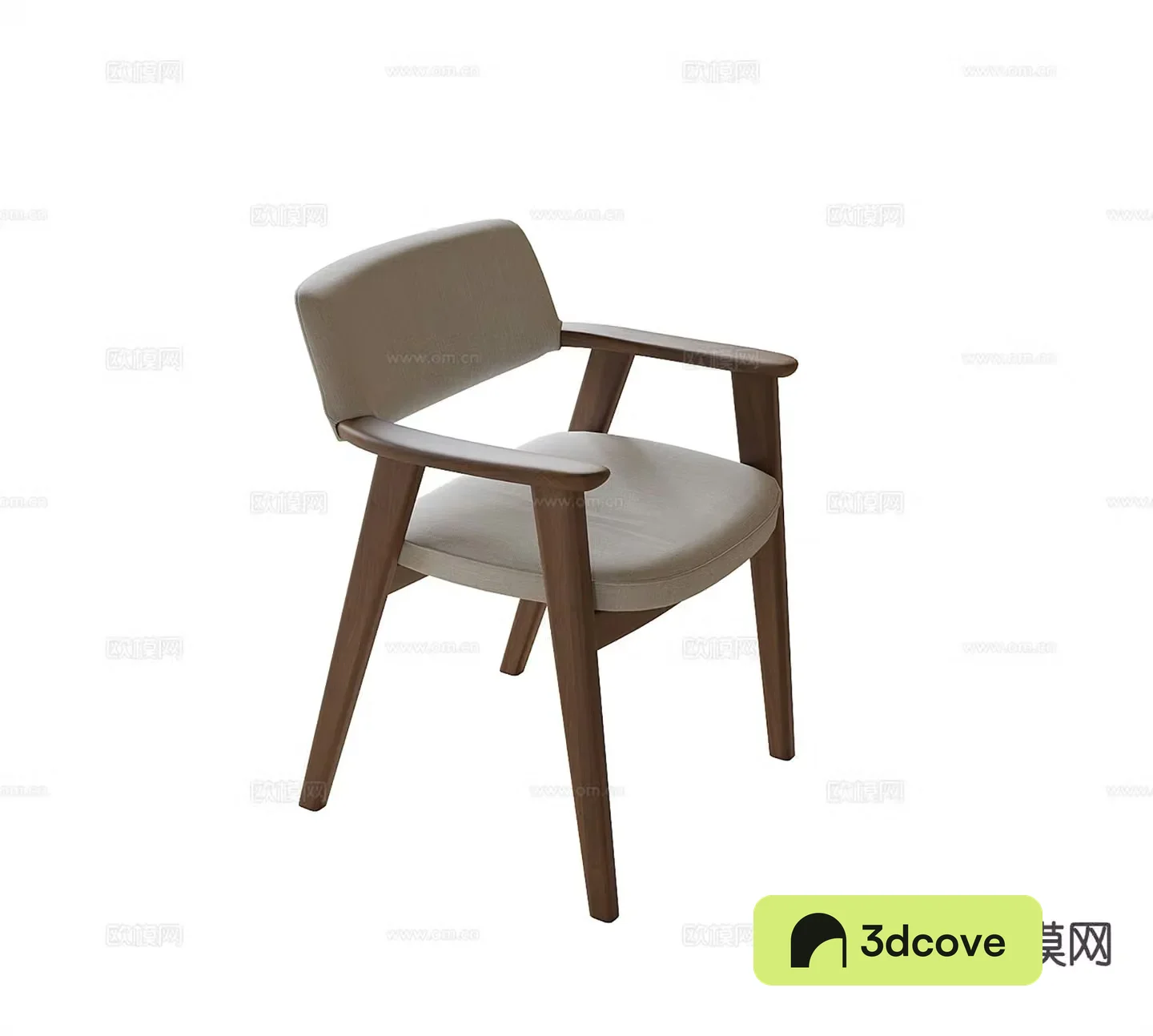 Wabi-sabi single chair dining chair leisure chair