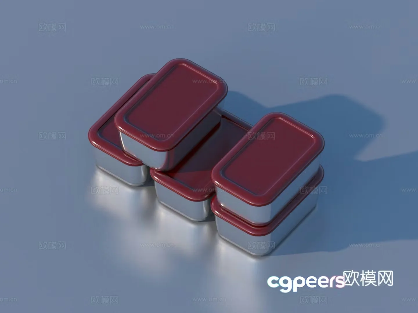 Meal box Plastic box Food box Lunch box 3D model