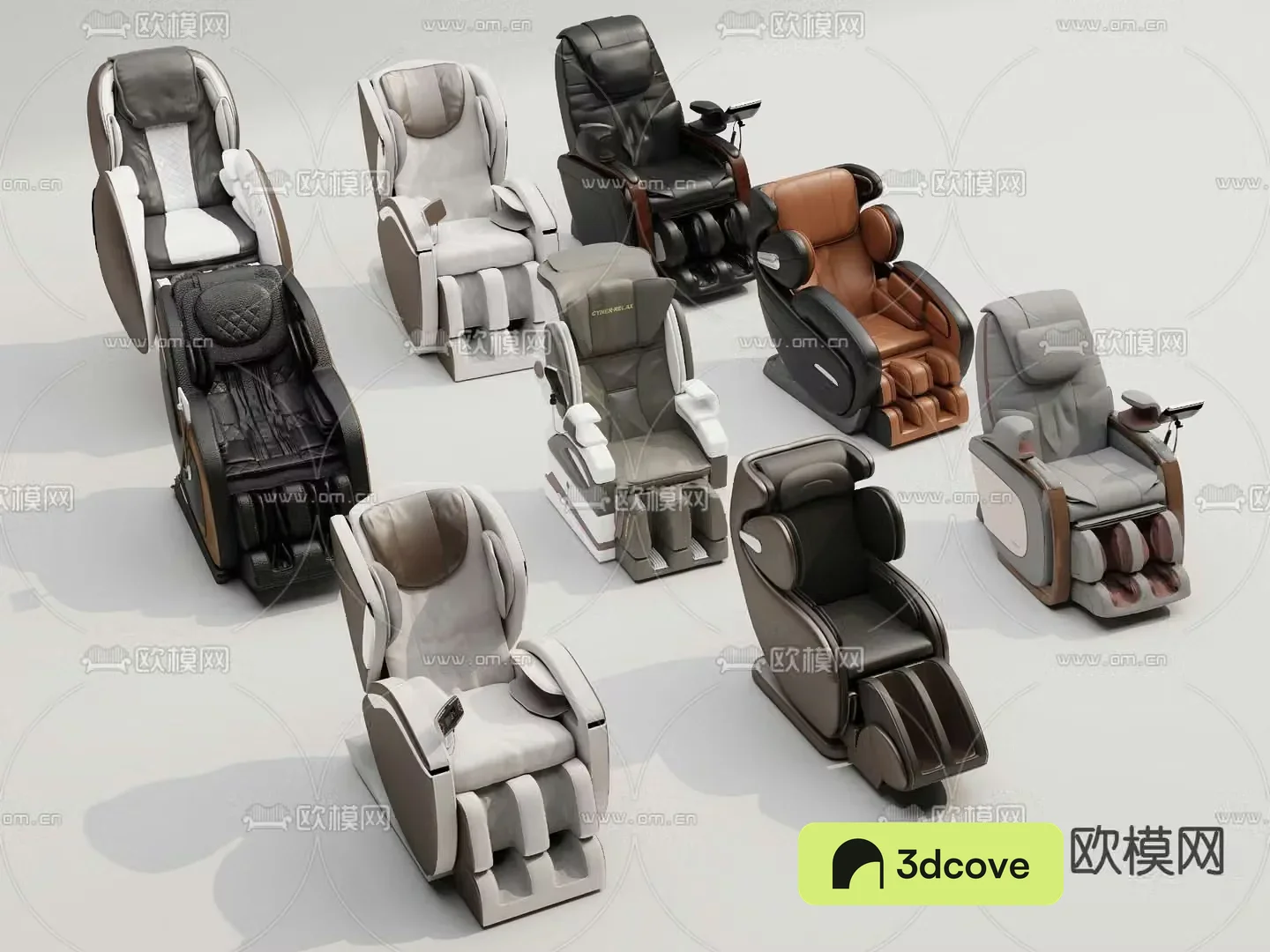 Electric massage chair leather massage chair