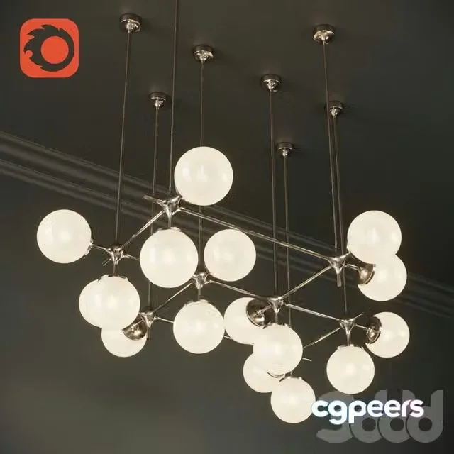 3ds Max Free – Tribeca Loft Chandelier Maximum
