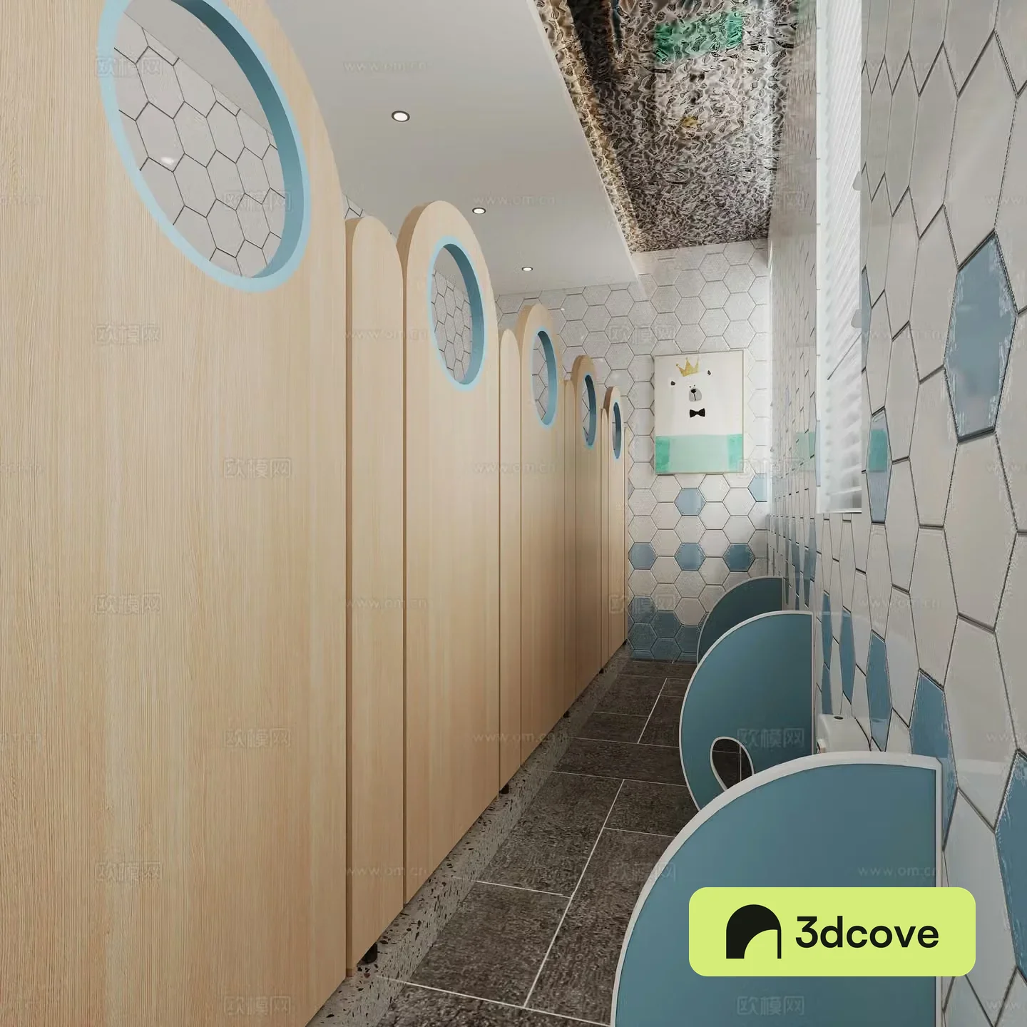 Kindergarten bathroom