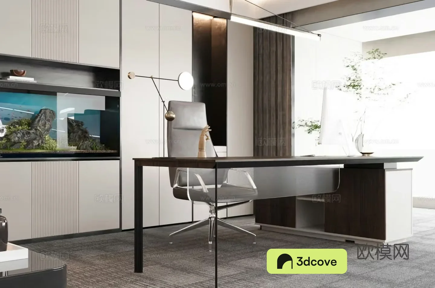 Modern office Manager office area Chairman