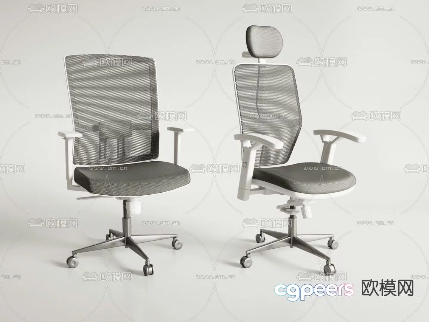 Staff chair office chair conference chair shift chair 3d model