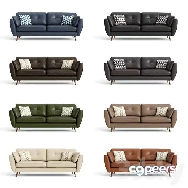 3ds Max Free – Zinc sofa