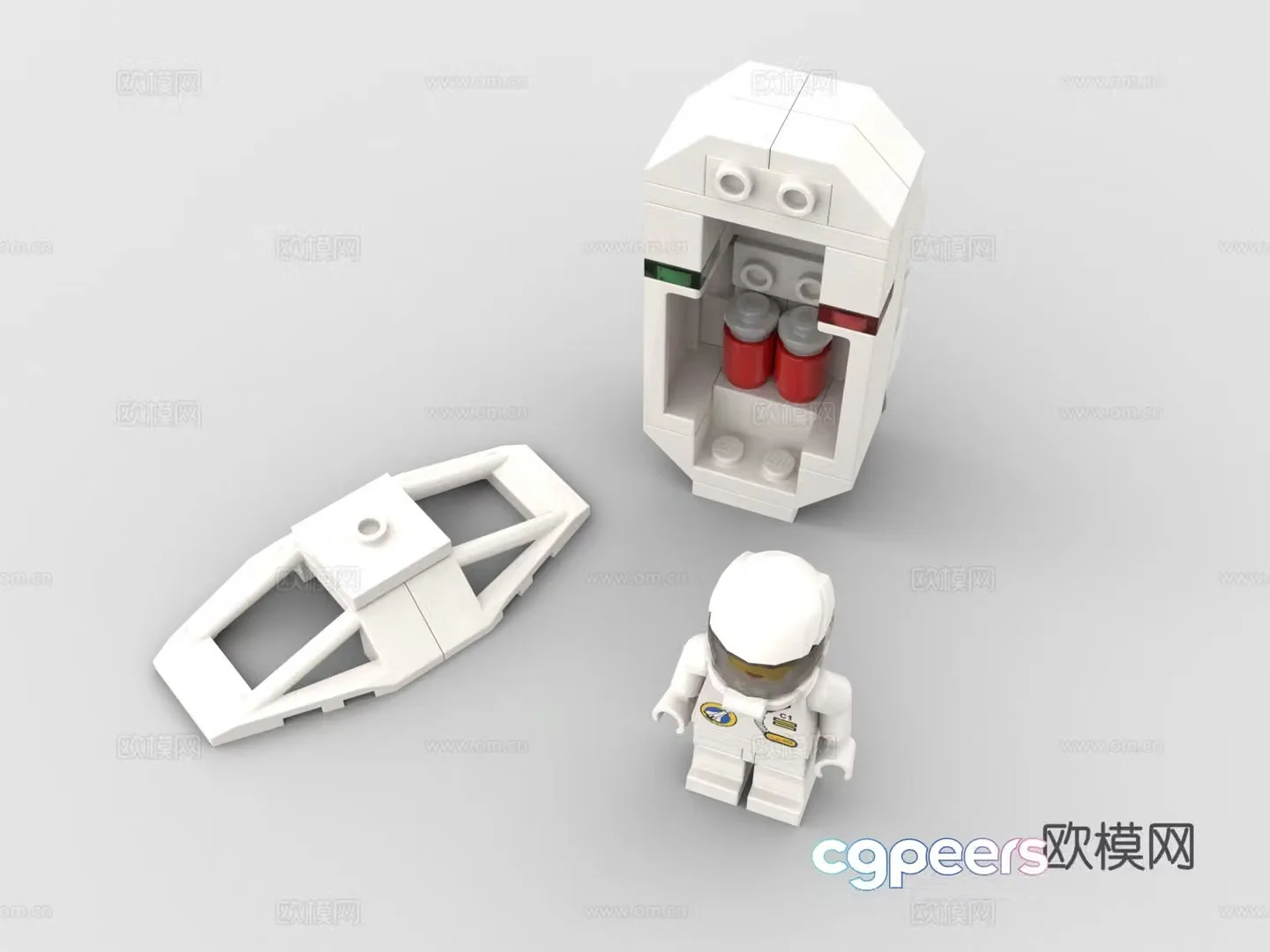 LEGO LEGO toys building blocks escape cabin 3d model