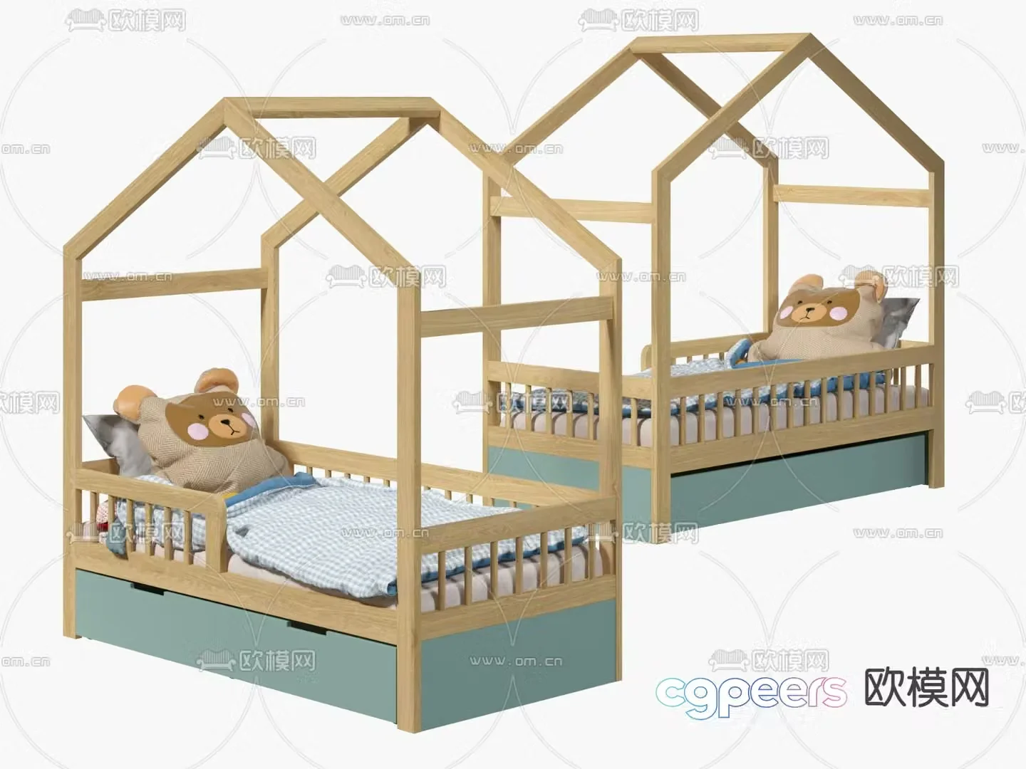 Children’s bed 3d model