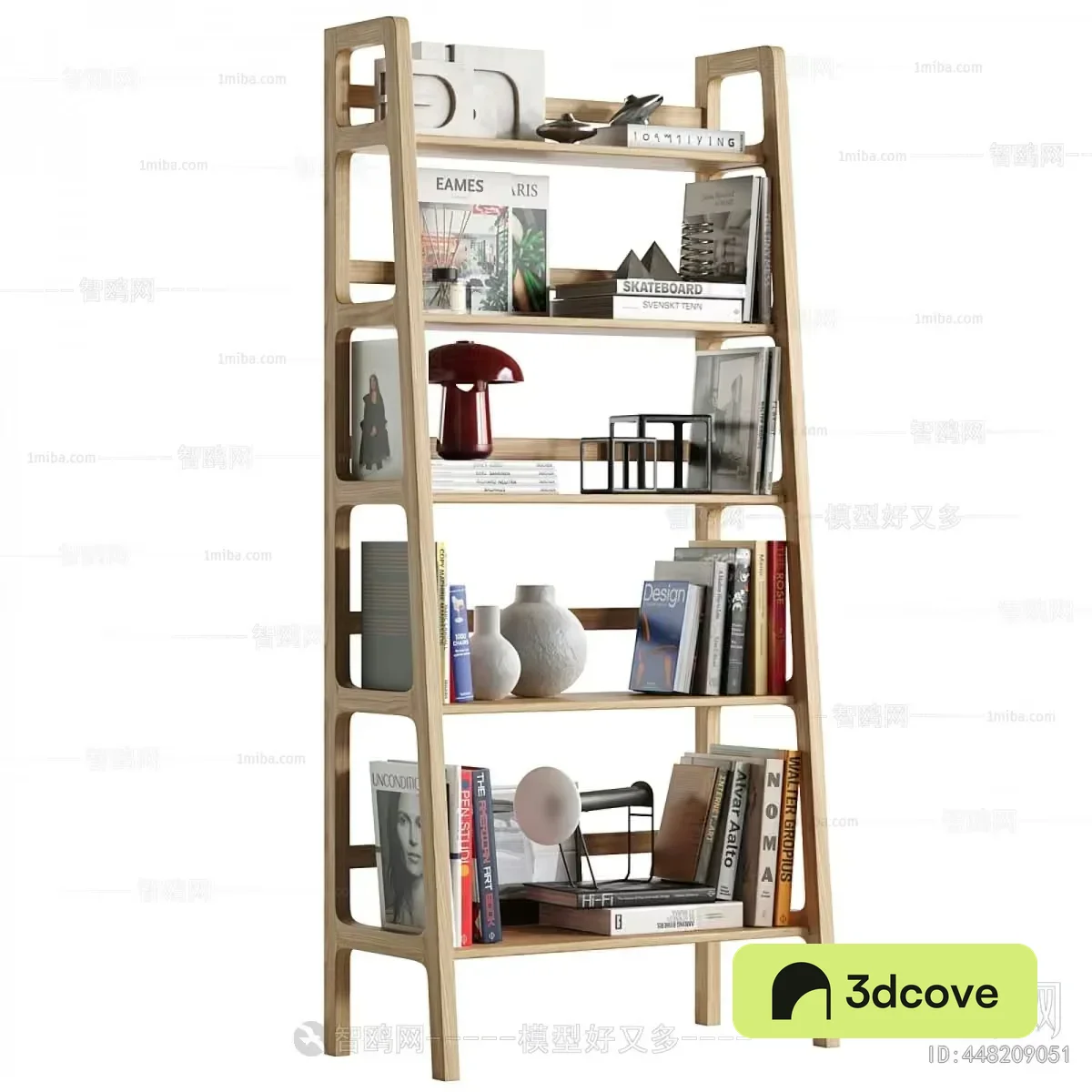 A Wooden Bookshelf