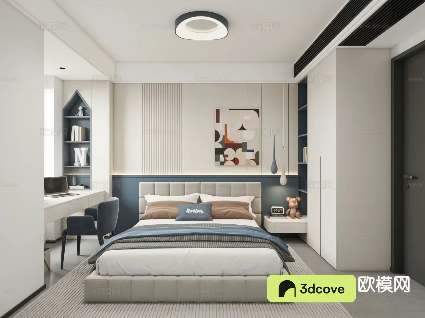Modern kids room boy room