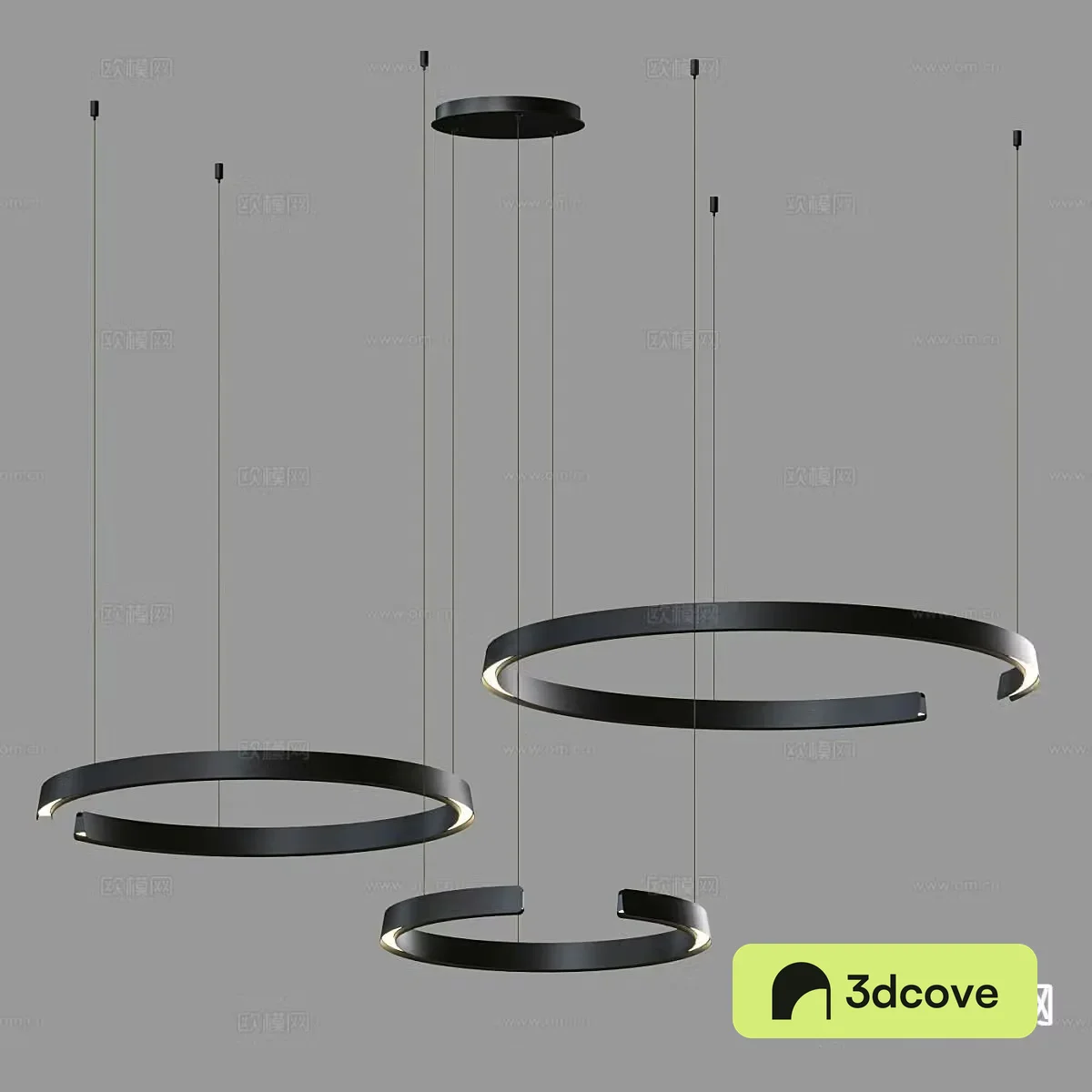 Modern ring chandelier