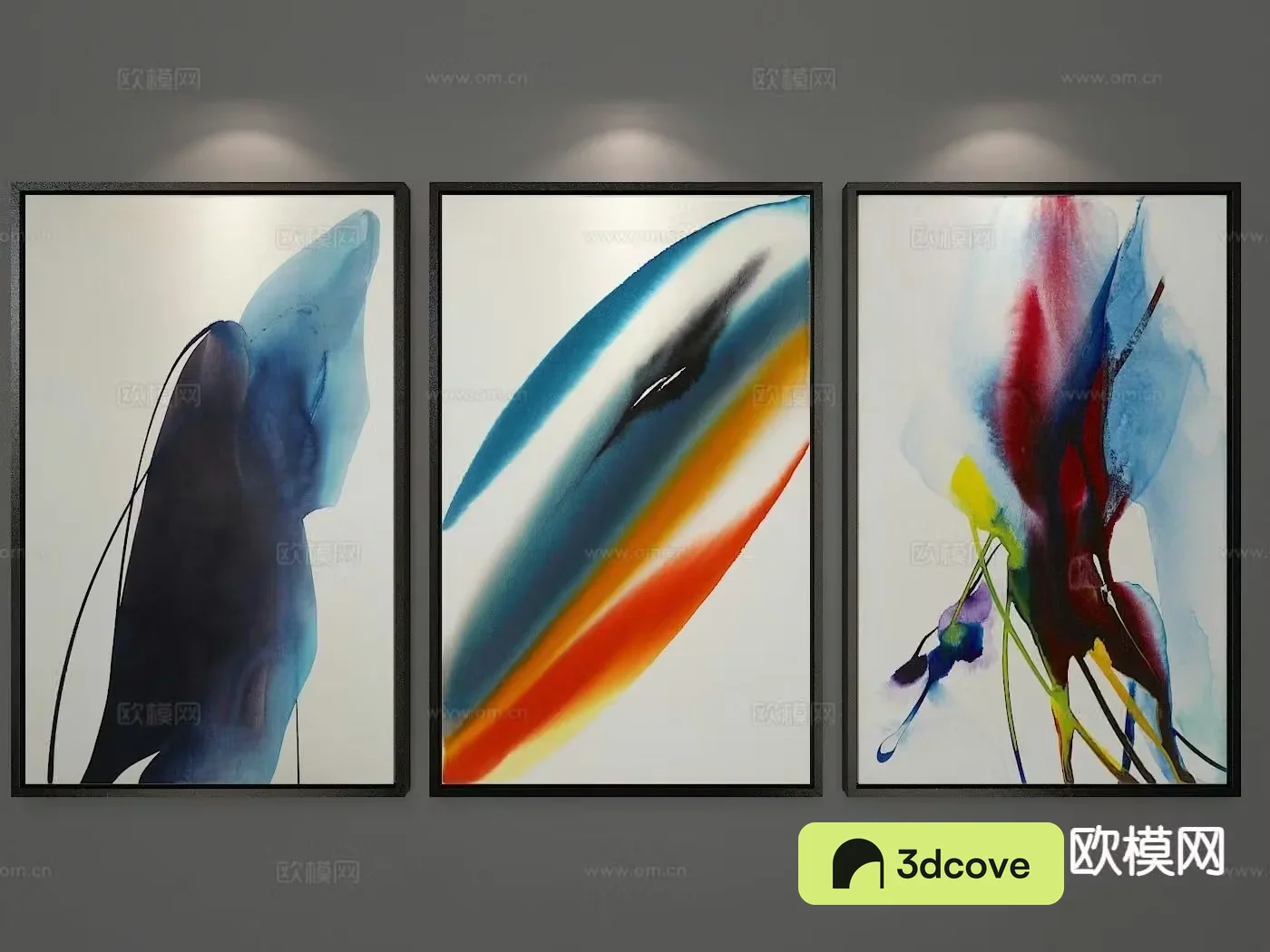 Modern abstract painting colorful hanging painting decorative hanging chart